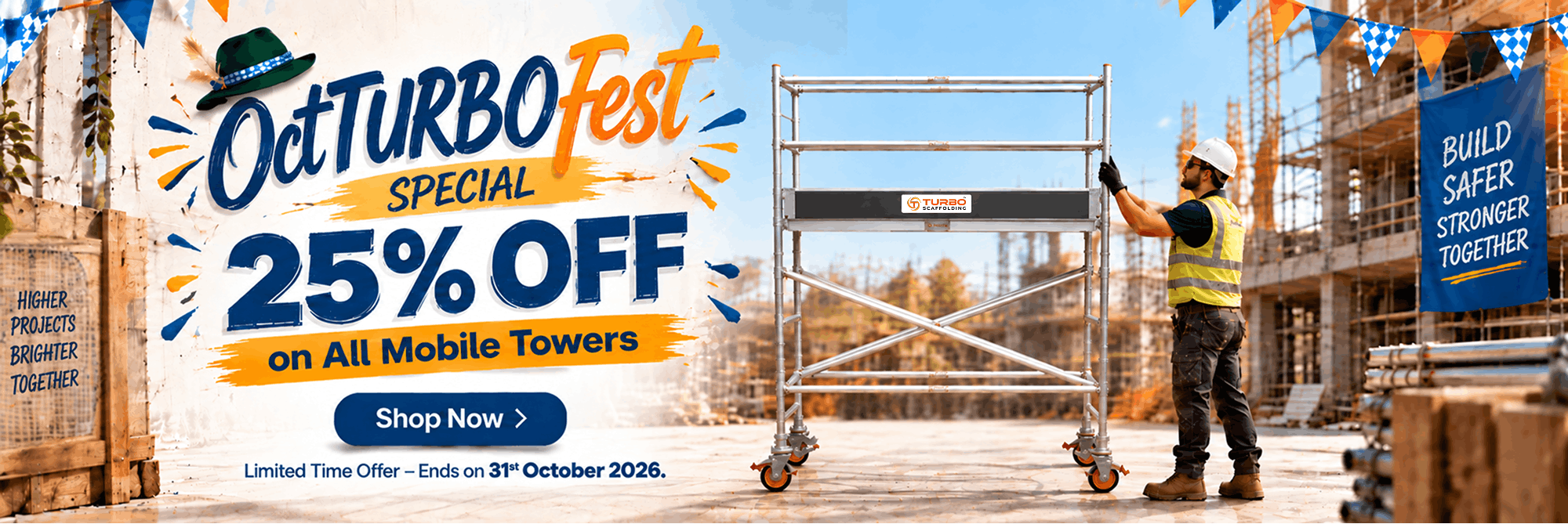 Turbo Scaffolding OctTURBOFest Sale